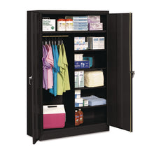 Load image into Gallery viewer, Jumbo Combination Steel Storage Cabinet, 48w x 24d x 78h, Black
