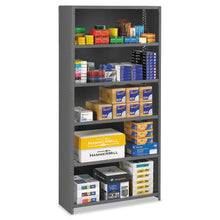 Load image into Gallery viewer, Closed Commercial Steel Shelving, Six-Shelf, 36w x 12d x 75h, Medium Gray
