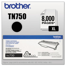 Load image into Gallery viewer, TN750 High-Yield Toner, 8,000 Page-Yield, Black
