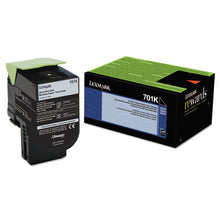 Load image into Gallery viewer, 70C10K0 Return Program Toner, 1,000 Page-Yield, Black

