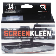 Load image into Gallery viewer, ScreenKleen Alcohol-Free Wipes, Cloth, 5 x 5, Unscented, 14/Box

