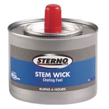 Load image into Gallery viewer, Chafing Fuel Can With Stem Wick, Methanol, 6 Hour Burn, 1.89 g, 24/Carton
