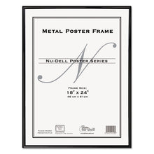 Load image into Gallery viewer, Metal Poster Frame, Plastic Face, 18 x 24, Black
