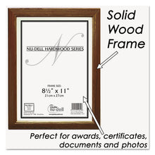 Load image into Gallery viewer, Solid Oak Hardwood Frame, 8.5 x 11, Walnut Finish
