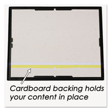 Load image into Gallery viewer, EZ Mount Document Frame with Trim Accent and Plastic Face, Plastic, 8.5 x 11 Insert, Black/Gold
