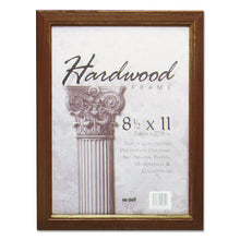 Load image into Gallery viewer, Solid Oak Hardwood Frame, 8.5 x 11, Walnut Finish
