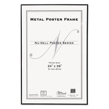 Load image into Gallery viewer, Metal Poster Frame, Plastic Face, 24 x 36, Black
