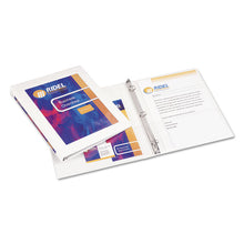 Load image into Gallery viewer, Framed View Heavy-Duty Binders, 3 Rings, 0.5" Capacity, 11 x 8.5, White

