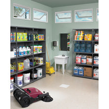 Load image into Gallery viewer, Closed Commercial Steel Shelving, Six-Shelf, 36w x 12d x 75h, Medium Gray
