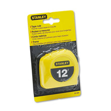 Load image into Gallery viewer, Power Return Tape Measure with Belt Clip, 0.5 x 12 ft, Yellow
