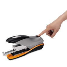 Load image into Gallery viewer, Optima 70 Desktop Stapler, 70-Sheet Capacity, Silver/Black/Orange
