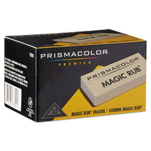 Load image into Gallery viewer, MAGIC RUB Eraser, For Pencil/Ink Marks, Rectangular Block, Medium, Off White, Dozen
