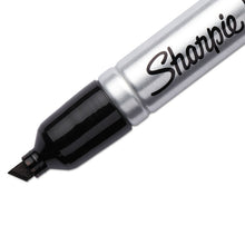 Load image into Gallery viewer, King Size Permanent Marker, Broad Chisel Tip, Black, 4/Pack
