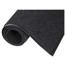 Load image into Gallery viewer, Needle-Rib Wiper/Scraper Mat, Rectangular, Charcoal Gray Ribbed Surface, 48" x 72"
