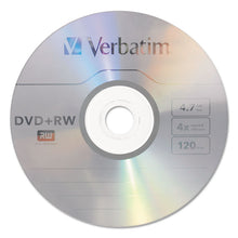 Load image into Gallery viewer, DVD+RW Rewritable Disc, 4.7 GB, 4x, Spindle, Silver, 30/Pack

