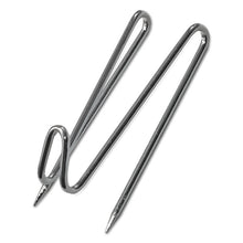 Load image into Gallery viewer, Panel Wall Wire Hooks, Silver, 25 Hooks/Pack
