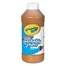 Load image into Gallery viewer, Washable Paint, Orange, 16 oz Bottle
