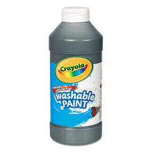 Load image into Gallery viewer, Washable Paint, Black, 16 oz Bottle
