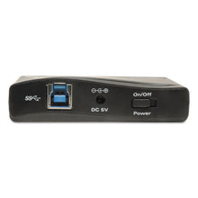 Load image into Gallery viewer, USB 3.0 SuperSpeed Hub, 4 Ports, Black
