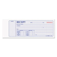 Load image into Gallery viewer, Receipt Book, Two-Part Carbonless, 7 x 2.75, 4 Forms/Sheet, 100 Forms Total
