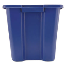 Load image into Gallery viewer, Stacking Recycle Bin, 14 gal, Polyethylene, Blue
