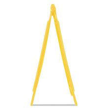 Load image into Gallery viewer, Multilingual "Caution" Floor Sign, 11 x 12 x 25, Yellow
