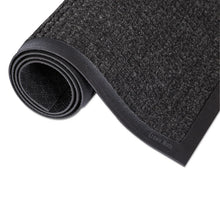 Load image into Gallery viewer, Super-Soaker Wiper/Scraper Mat with Gripper Bottom, Rectangular, Charcoal Gray Loop Pile Surface, 24" x 36"
