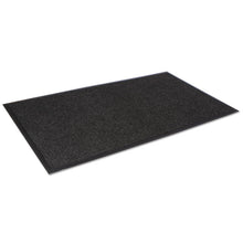 Load image into Gallery viewer, Super-Soaker Wiper/Scraper Mat with Gripper Bottom, Rectangular, Charcoal Gray Loop Pile Surface, 24" x 36"
