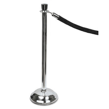 Load image into Gallery viewer, Crowd Control Posts, Polished Chrome, 41" High, Silver, 2/Box
