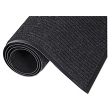 Load image into Gallery viewer, Needle-Rib Wiper/Scraper Mat, Rectangular, Charcoal Gray Ribbed Surface, 36" x 10 ft
