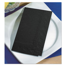 Load image into Gallery viewer, Dinner Napkins, 2-Ply, 15 x 17, Black, 1,000/Carton
