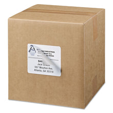 Load image into Gallery viewer, Shipping Labels w/ TrueBlock Technology, Inkjet/Laser Printers, 3.33 x 4, White, 6/Sheet, 500 Sheets/Box
