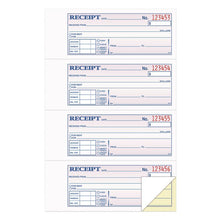Load image into Gallery viewer, Money and Rent Receipt Books, Account + Payment Sections, Two-Part Carbonless, 7.13 x 2.75, 4 Forms/Sheet, 400 Forms Total
