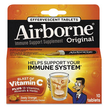 Load image into Gallery viewer, Immune Support Effervescent Tablet, Zesty Orange, 10/Box, 72 Boxes/Carton

