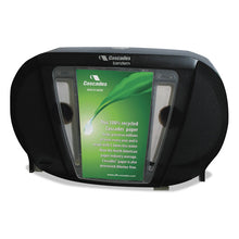 Load image into Gallery viewer, Tandem High Capacity Bath Tissue Dispenser, 10.9 x 5.4 x 7.3, Smoked Gray
