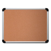 Load image into Gallery viewer, Cork Board with Aluminum Frame, 36" x 24", Tan Surface, Satin Aluminum Frame
