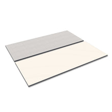 Load image into Gallery viewer, Reversible Laminate Table Top, Rectangular, 71.5w x 29.5d, White/Gray
