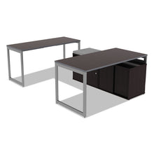 Load image into Gallery viewer, Reversible Laminate Table Top, Rectangular, 59.38w x 29.5d, Espresso/Walnut
