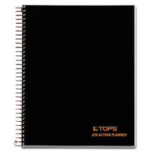 Load image into Gallery viewer, JEN Action Planner, 1-Subject, Narrow Rule, Black Cover, (84) 8.5 x 6.75 Sheets
