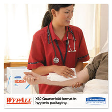 Load image into Gallery viewer, General Clean X60 Cloths, 1/4 Fold, 12.5 x 10, White, 70/Pack, 8 Packs/Carton
