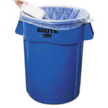 Load image into Gallery viewer, Vented Round Brute Container, 44 gal, Plastic, Blue
