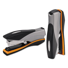 Load image into Gallery viewer, Optima 40 Desktop Stapler, 40-Sheet Capacity, Silver/Black/Orange
