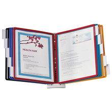 Load image into Gallery viewer, Sherpa Wall-Mount Reference System, 10 Gray Panels, Letter, Assorted Borders
