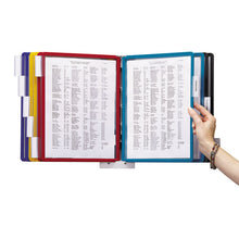 Load image into Gallery viewer, Sherpa Wall-Mount Reference System, 10 Gray Panels, Letter, Assorted Borders
