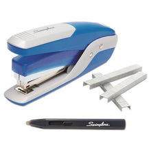 Load image into Gallery viewer, Quick Touch Stapler Value Pack, 28-Sheet Capacity, Blue/Silver
