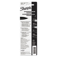 Load image into Gallery viewer, Stainless Steel Porous Point Pen, Stick, Fine 0.5 mm, Black Ink, Brushed Silver Barrel
