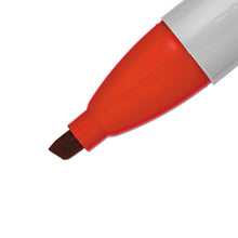 Load image into Gallery viewer, Chisel Tip Permanent Marker, Medium Chisel Tip, Red, Dozen
