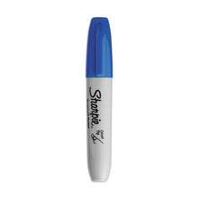 Load image into Gallery viewer, Chisel Tip Permanent Marker, Medium Chisel Tip, Blue, Dozen
