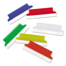 Load image into Gallery viewer, Insertable Index Tabs with Printable Inserts, 1/5-Cut, Assorted Colors, 2" Wide, 25/Pack
