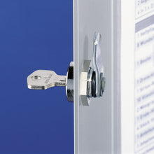 Load image into Gallery viewer, Locking Key Cabinet, 72-Key, Brushed Aluminum, Silver, 11.75" x 4.63" x 15.75"
